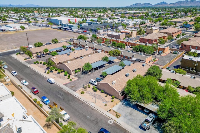 3027 E Grandview Rd Unit 1, Phoenix, AZ 85032 - aerial perspective of suburban area featuring a mountainous background