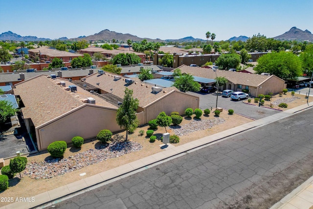 3027 E Grandview Rd Unit 1, Phoenix, AZ 85032 - aerial view of residential area featuring a mountainous background