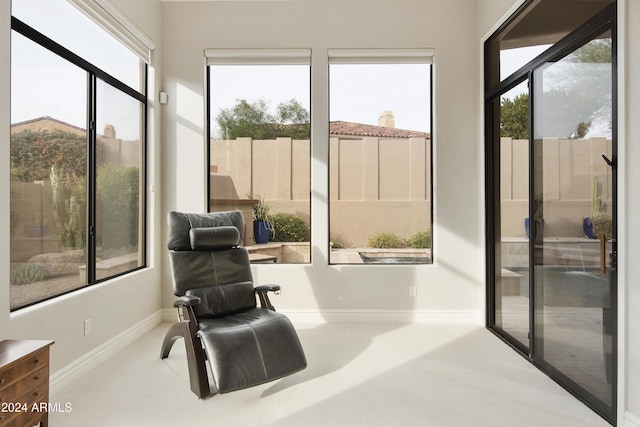 sunroom / solarium with a wealth of natural light