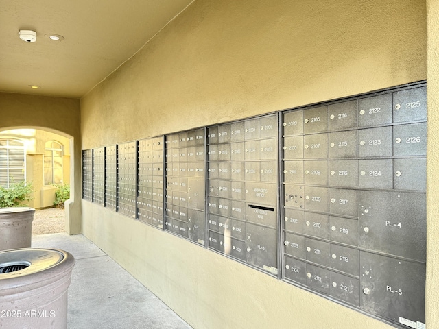 view of property's community with mail area