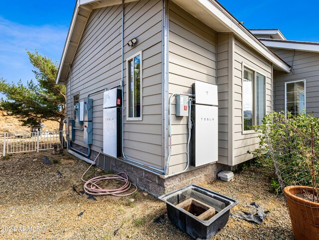 view of side of property