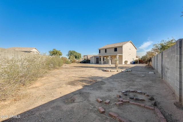 view of rear view of property