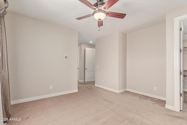 4724 S Anitole Way, Mesa, AZ 85212 - unfurnished bedroom with carpet floors, recessed lighting, ceiling fan, and connected bathroom