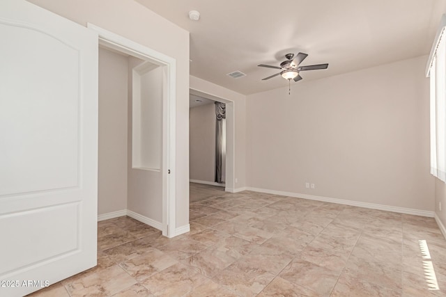 4724 S Anitole Way, Mesa, AZ 85212 - spare room with ceiling fan and baseboards