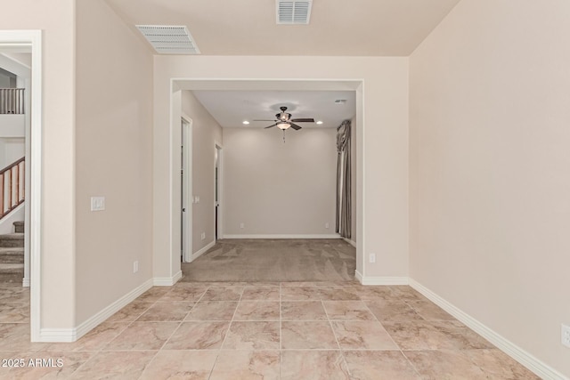4724 S Anitole Way, Mesa, AZ 85212 - corridor with stairway and baseboards