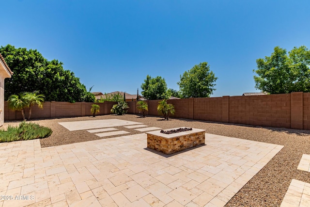 4724 S Anitole Way, Mesa, AZ 85212 - fenced backyard featuring a patio area