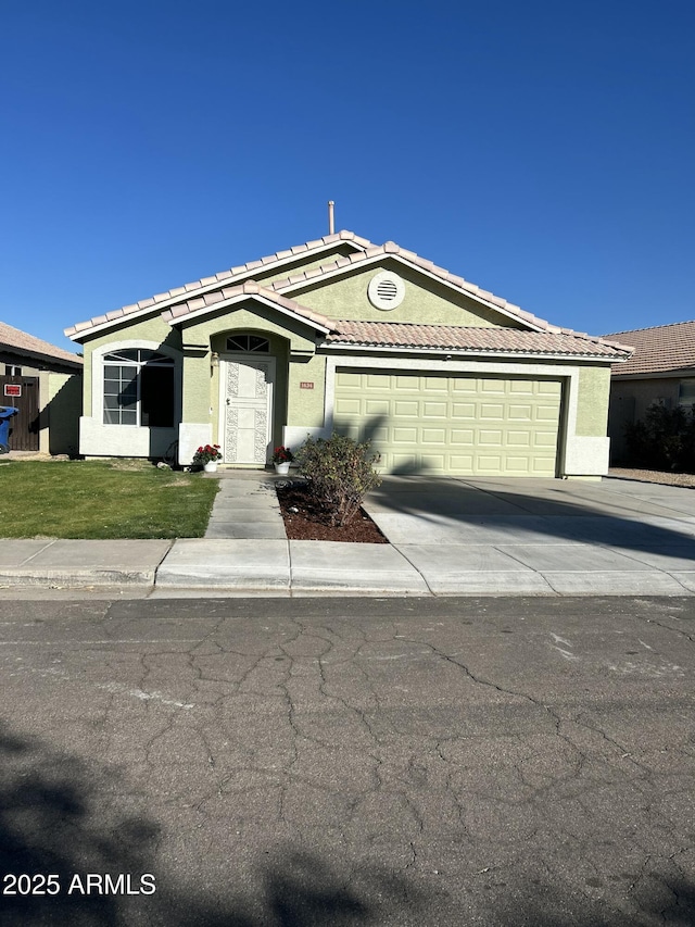 ranch-style house with a garage