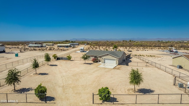 20750 E Chase Ct, Florence, AZ 85132 - overview of rural landscape with a desert landscape and a mountainous background