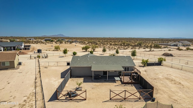20750 E Chase Ct, Florence, AZ 85132 - overview of rural landscape with a desert landscape and mountains