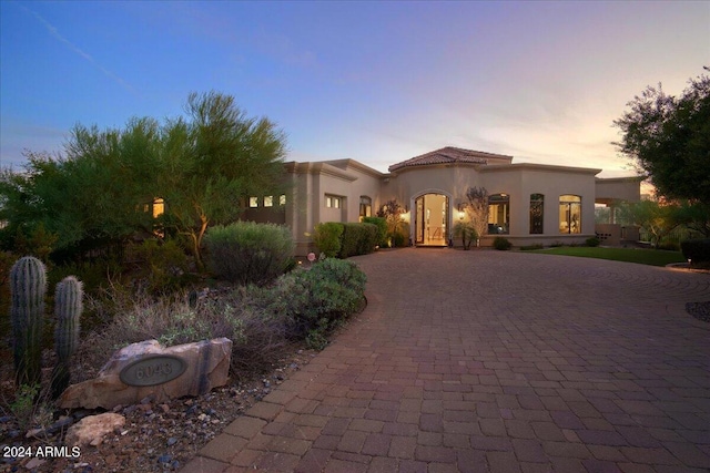 view of mediterranean / spanish-style home