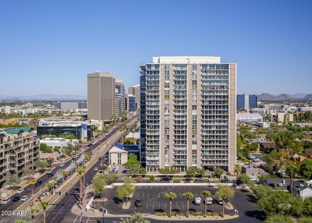 2201 N Central Ave Unit 4E, Phoenix, AZ 85004 - view of urban area with a mountain backdrop