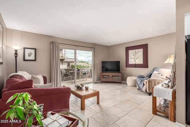 7436 E Chaparral Rd Unit 124B, Scottsdale, AZ 85250 - living area featuring light tile patterned floors