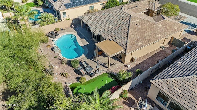 bird's eye view
