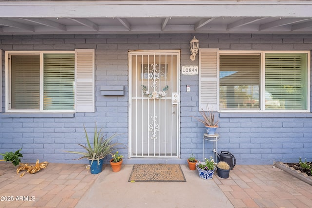 view of entrance to property