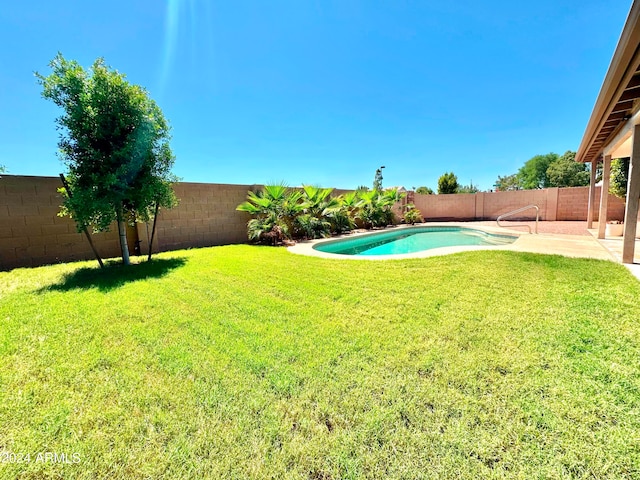 view of yard featuring a patio area