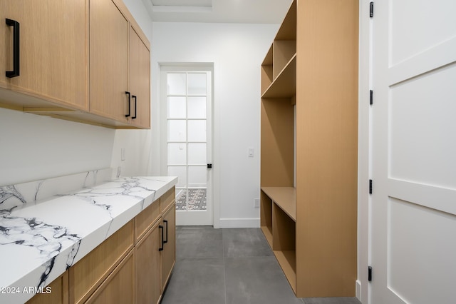 view of clothes washing area