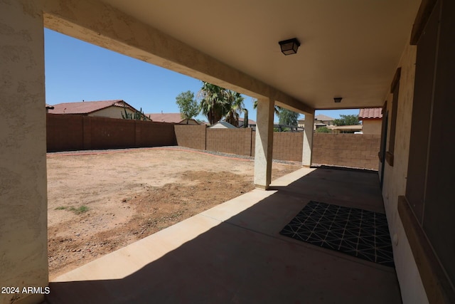 view of patio