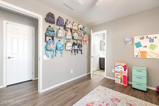 10840 W Saddlehorn Rd, Peoria, AZ 85383 - recreation room featuring dark hardwood / wood-style flooring