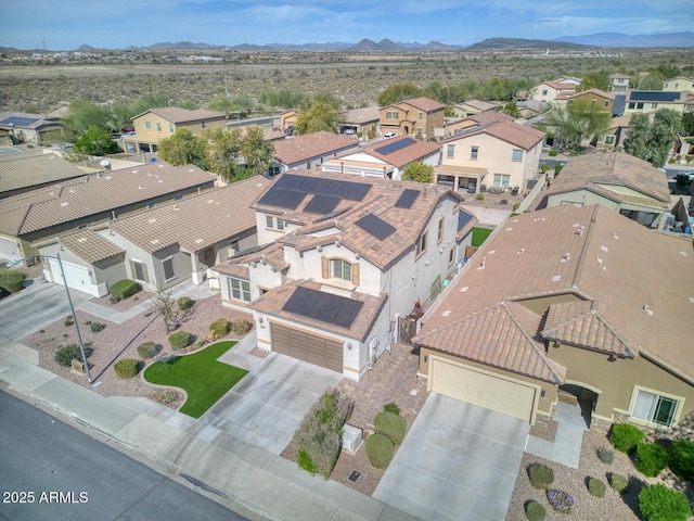 10840 W Saddlehorn Rd, Peoria, AZ 85383 - drone / aerial view with a mountain view