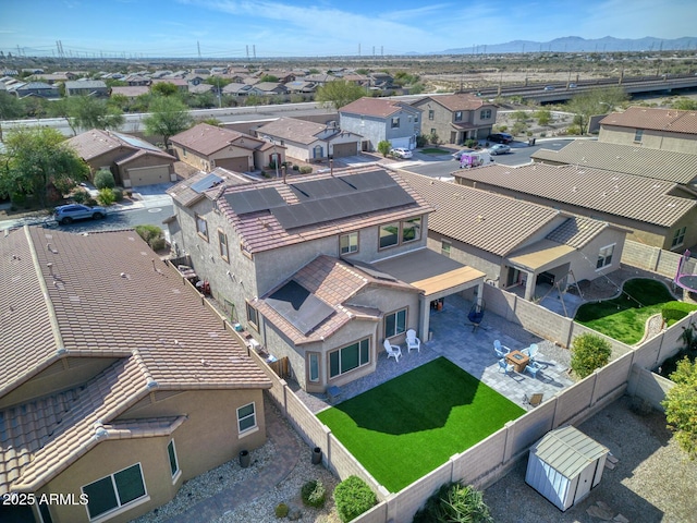 10840 W Saddlehorn Rd, Peoria, AZ 85383 - drone / aerial view featuring a mountain view