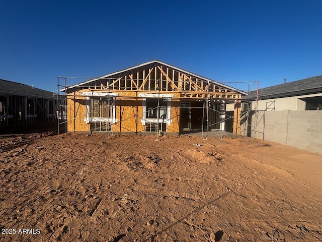 view of rear view of house