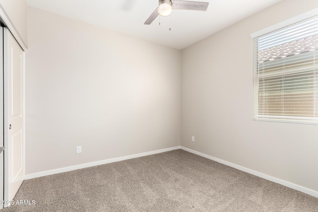 14355 W Valentine St, Surprise, AZ 85379 - unfurnished room featuring carpet floors, ceiling fan, and baseboards
