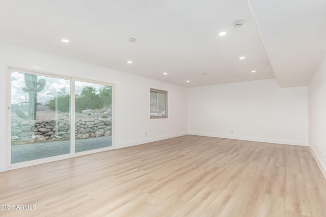 5736 E Singletree St, Apache Junction, AZ 85119 - spare room featuring recessed lighting, light wood finished floors, and a smoke detector