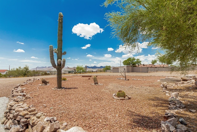 5736 E Singletree St, Apache Junction, AZ 85119 - view of yard with a mountain view