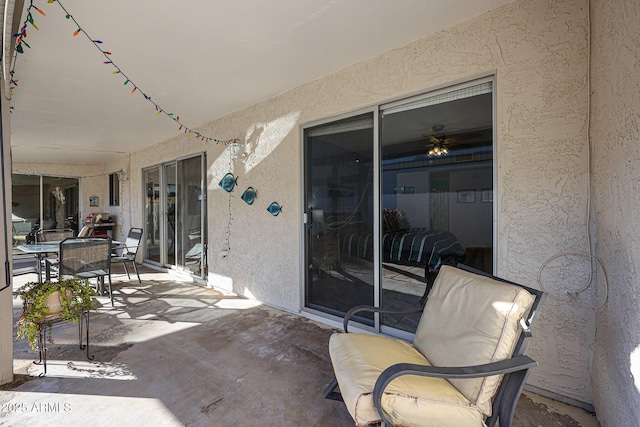 view of patio / terrace featuring outdoor dining area