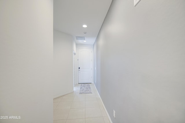 5621 W Chuck Box Rd, Laveen, AZ 85339 - hall with light tile patterned flooring and recessed lighting