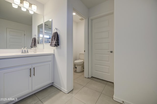 5621 W Chuck Box Rd, Laveen, AZ 85339 - bathroom with vanity and tile patterned flooring