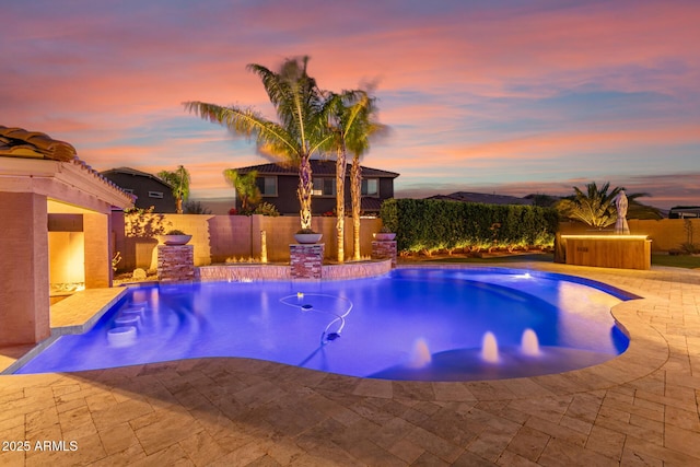 1179 E Regent Dr, Gilbert, AZ 85298 - view of pool featuring a fenced backyard and a patio