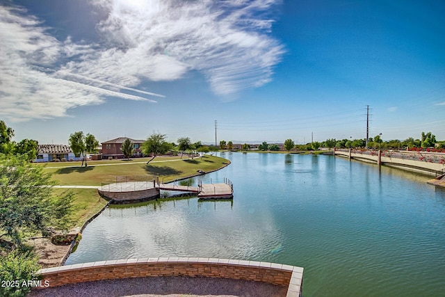 1179 E Regent Dr, Gilbert, AZ 85298 - water view with a boat dock
