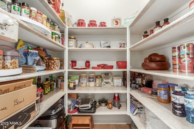 view of pantry