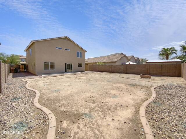 view of back of property