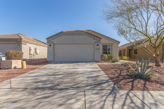 ranch-style house with a garage