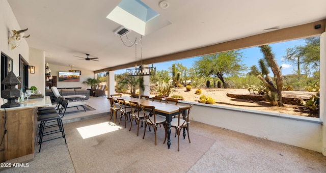 8049 E Serene St, Carefree, AZ 85377 - view of patio featuring ceiling fan