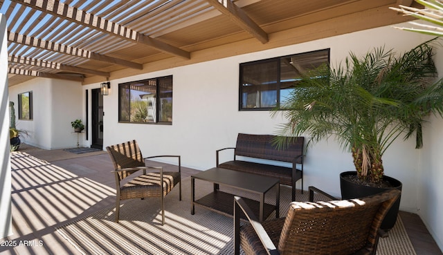 8049 E Serene St, Carefree, AZ 85377 - view of patio with a pergola