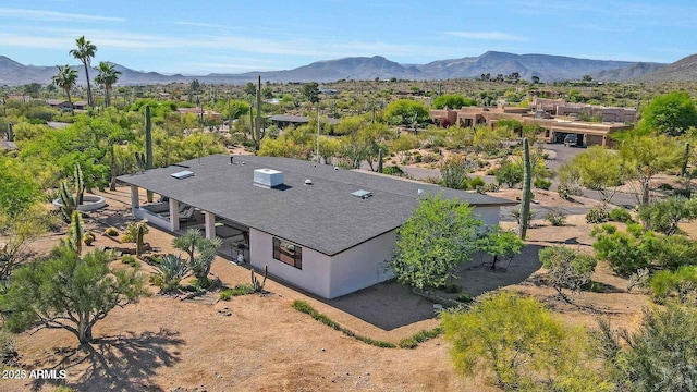 8049 E Serene St, Carefree, AZ 85377 - view from above of property featuring a mountain backdrop