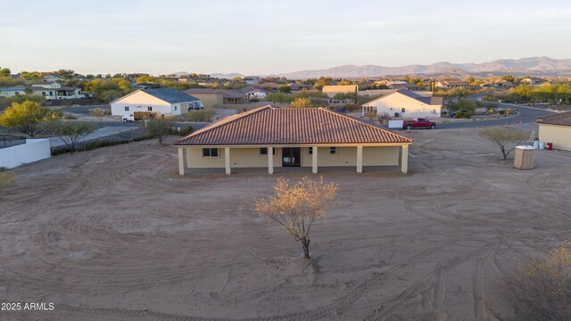 115 Ironwood Pl, Wickenburg, AZ 85390 - aerial view featuring a mountain view and a residential view