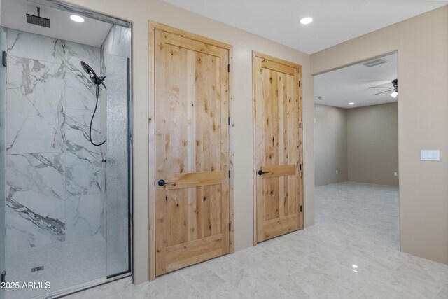 115 Ironwood Pl, Wickenburg, AZ 85390 - interior space with recessed lighting, visible vents, and marble finish floor