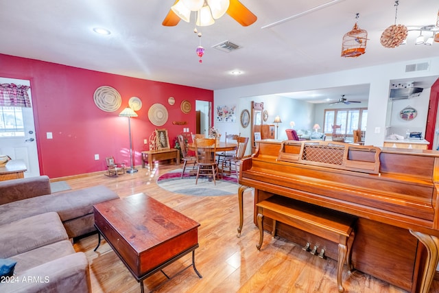 interior space with light wood-type flooring