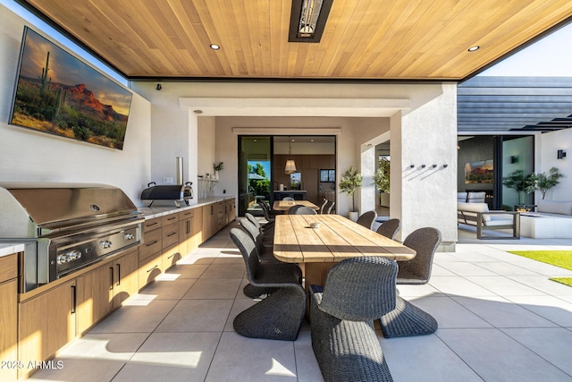 3684 E Boot Track Trl, Gilbert, AZ 85296 - view of patio featuring outdoor dining space
