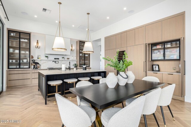 3684 E Boot Track Trl, Gilbert, AZ 85296 - dining space with recessed lighting