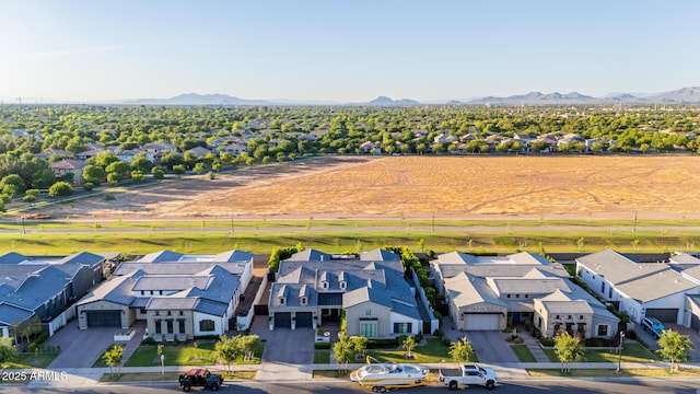 3684 E Boot Track Trl, Gilbert, AZ 85296 - aerial view of residential area with mountains