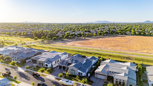 3684 E Boot Track Trl, Gilbert, AZ 85296 - aerial perspective of suburban area with mountains