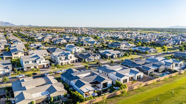 3684 E Boot Track Trl, Gilbert, AZ 85296 - aerial view of residential area featuring a mountain backdrop