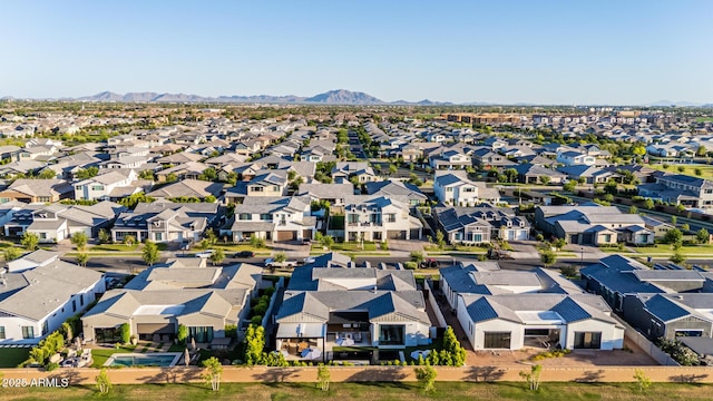 3684 E Boot Track Trl, Gilbert, AZ 85296 - aerial view of residential area featuring mountains