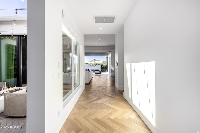 3684 E Boot Track Trl, Gilbert, AZ 85296 - hallway featuring recessed lighting