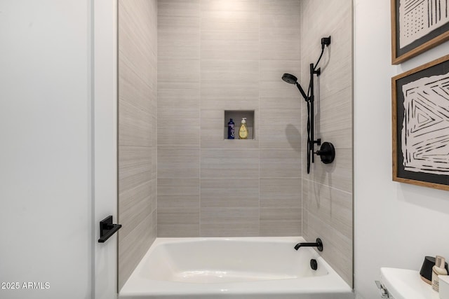 3684 E Boot Track Trl, Gilbert, AZ 85296 - full bath with toilet and shower / bathtub combination